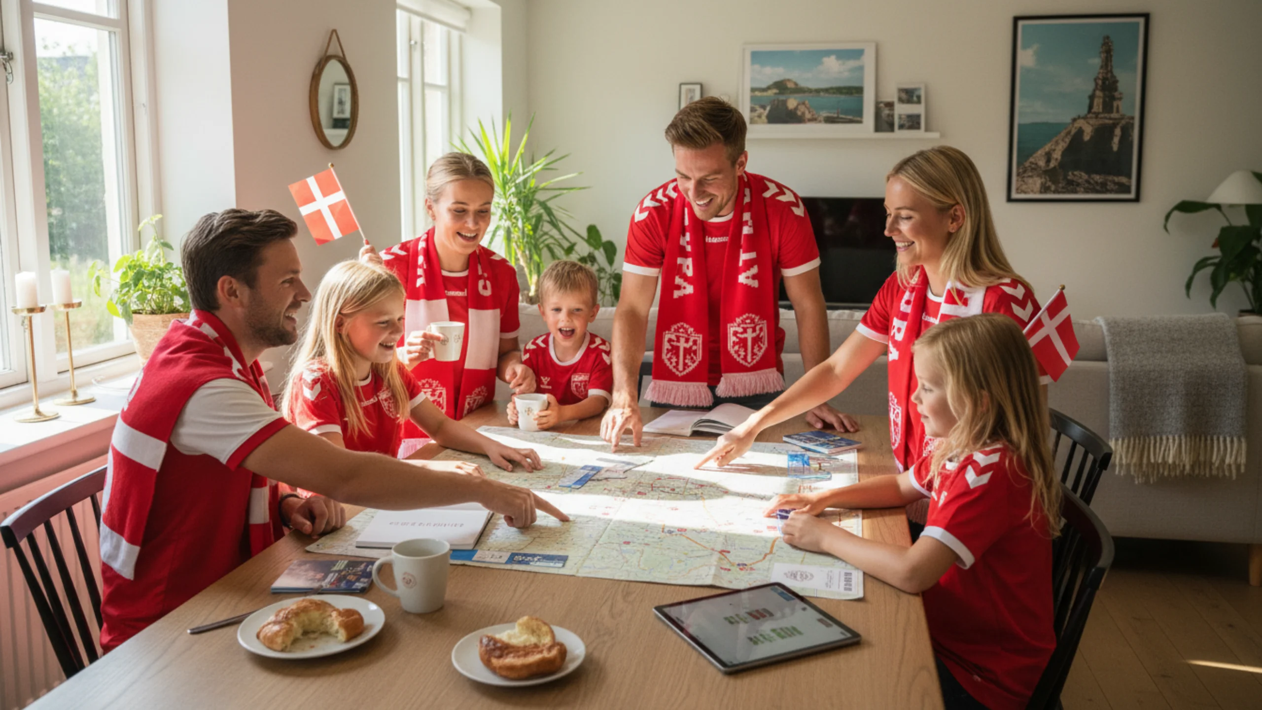 Danske fans der rejser til EM 2028 i Storbritannien og Irland