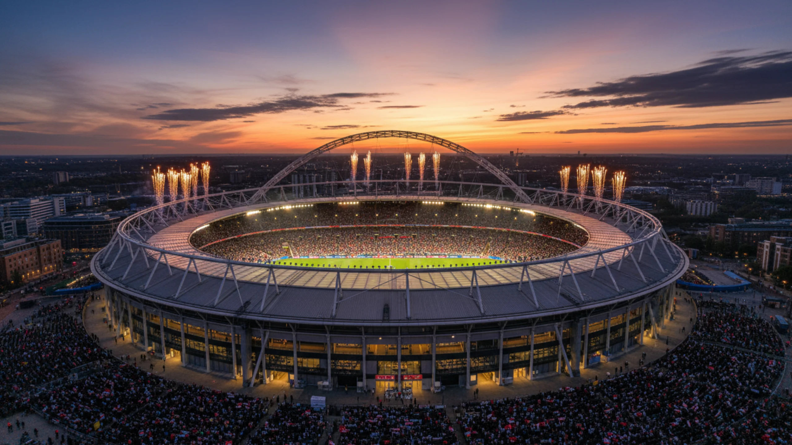 Wembley Stadion i London som hovedarena for EM 2028